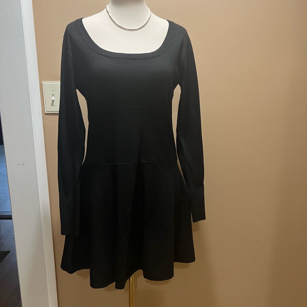 Arden B Black Sweater dress or long top new with tags